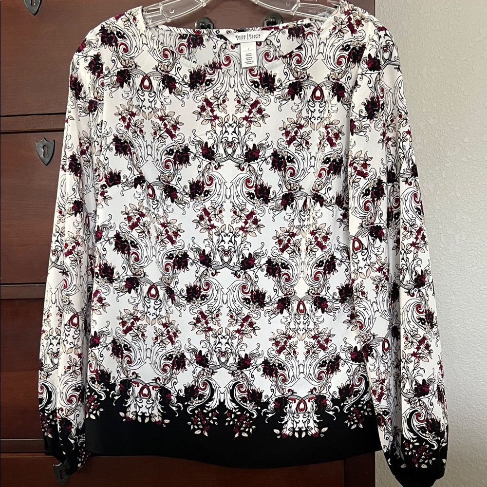 WHBM Women’s Floral Blouse Size 2